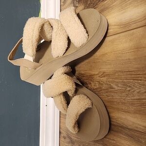 Yellowbox sherpa sandals
